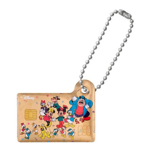 Disney Characters JCB Card Metal Charm Series Bandai 1.5-Inch Key Chain