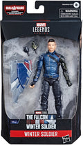 Marvel Legends Disney+ TV Wave 6 Inch Action Figure BAF Flight Gear - Winter Soldier (Shelf Wear Packaging)